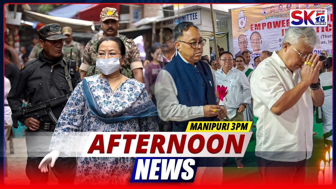 SKTV'S AFTERNOON MANIPURI NEWS [02/10/26 - 03:00 PM] [LIVE]