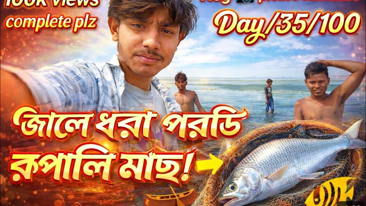 নির্জন দ্বীপে জালের টানে ধরা পড়ল রূপালি মাছ!