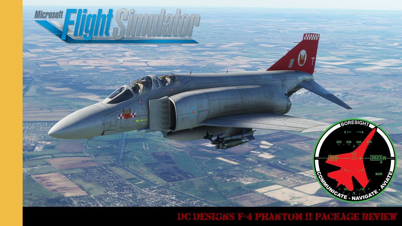 DC Designs F-4 Phantom II Package Preview | MSFS | Microsoft Flight Simulator