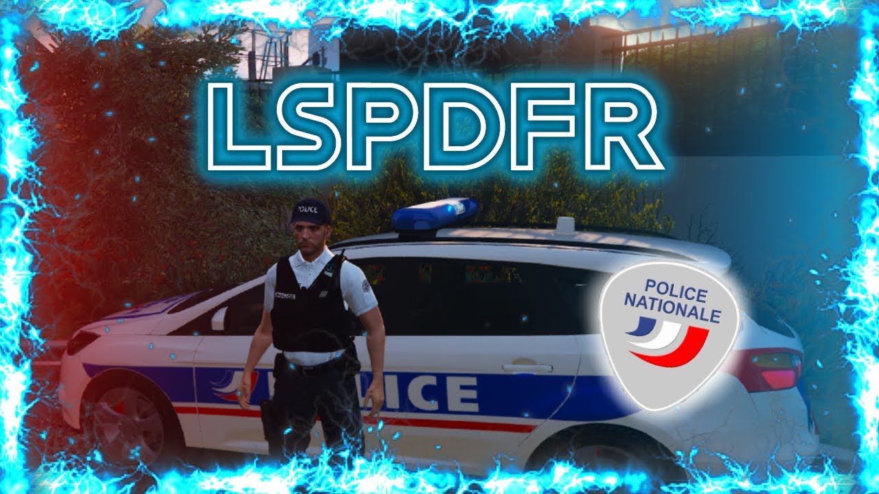 Je deviens un agent de la police nationale sur gta 5👮‍♂️| épisode 1 lspdfr spécial police nationale