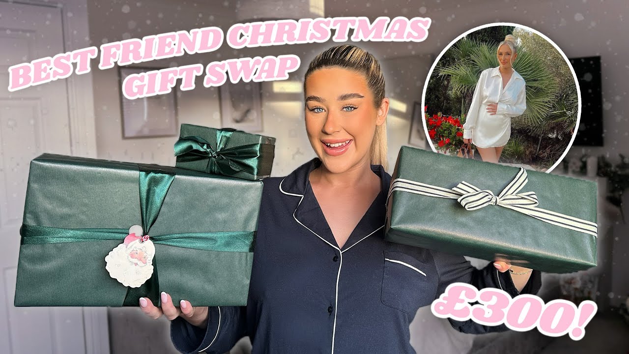 £300 CHRISTMAS GIFT SWAP WITH BESTFRIEND!