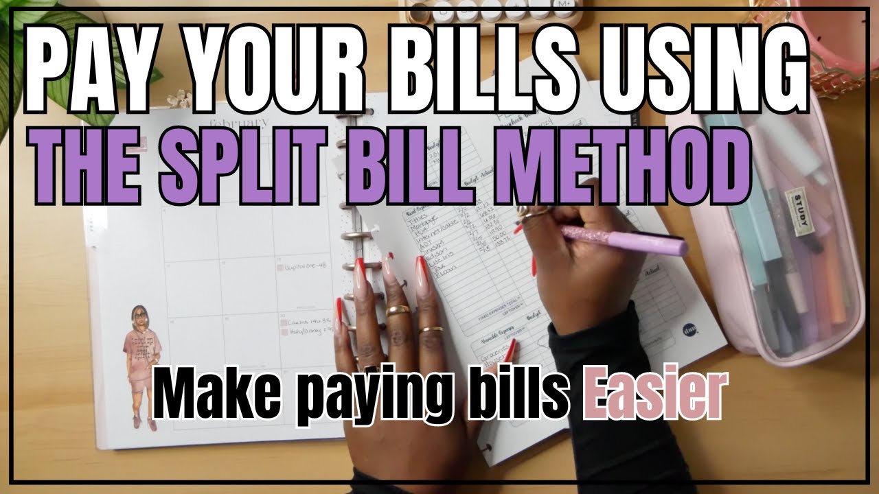 BI-WEEKLY PAYCHECK BUDGET | HOW TO PAY BILLS USING THE SPLIT BILL METHOD