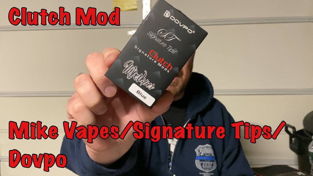 Clutch 21700 Mech Mod by Mike Vapes/Signature Tips/Dovpo