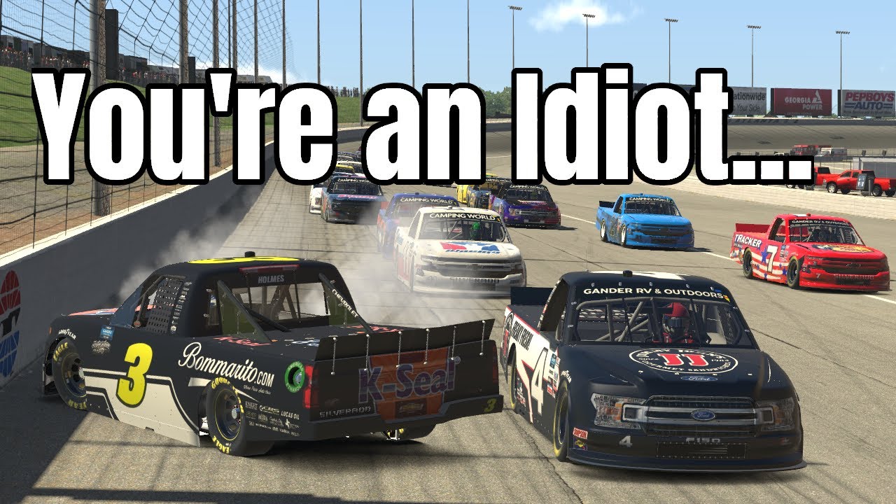 IRACING ANGRY DRIVERS #4 | ATLANTA MOTOR SPEEDWAY AGAIN | RAGE WARNING