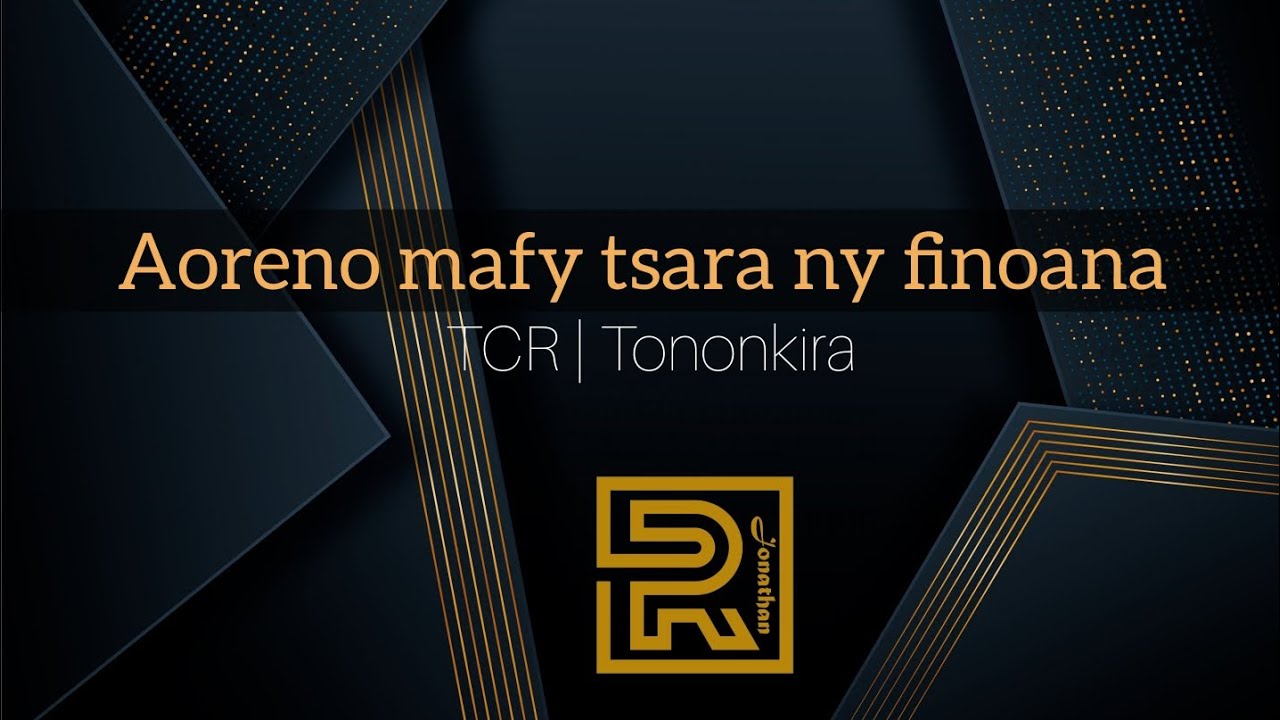 Aoreno mafy tsara ny finoana | TCR -Tarika Christophe Ratrema | Hira Fiderana | Tononkira