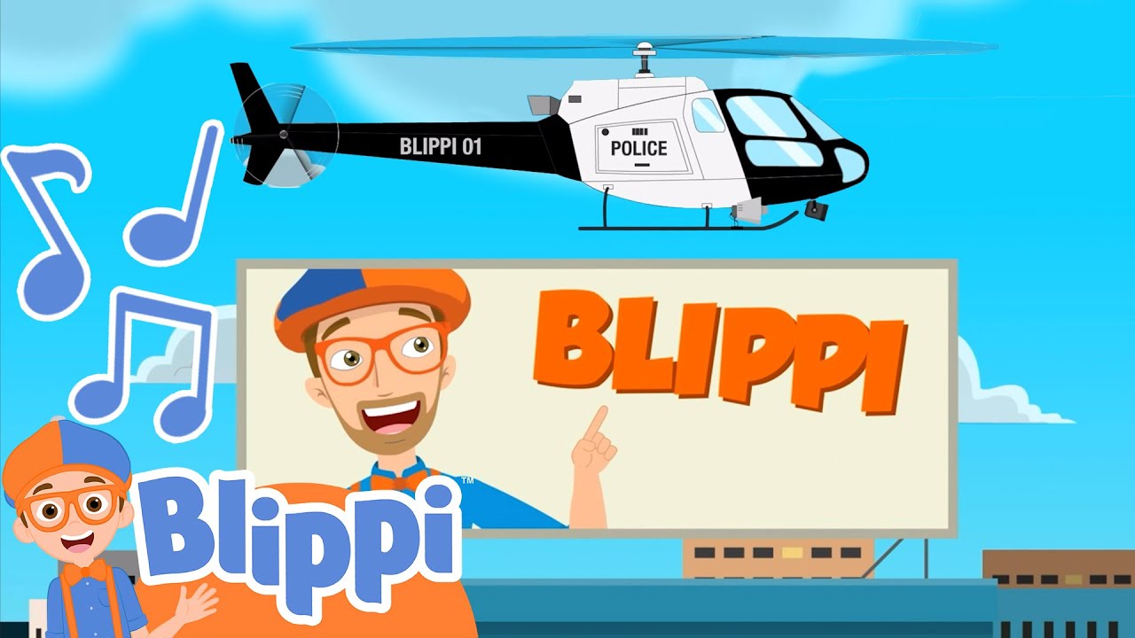 Blippi Helicopter Song 🚁 | BLIPPI | Educational Songs For Kids