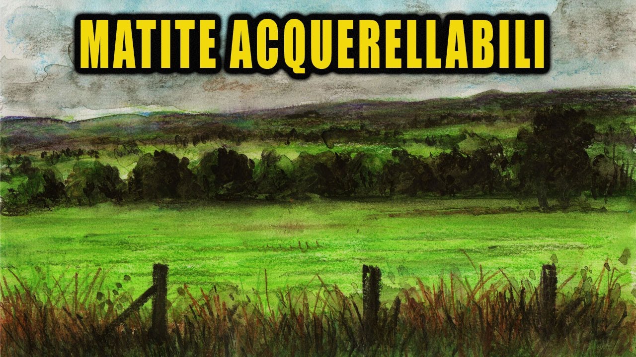 STUDIO DI PAESAGGIO - MATITE ACQUERELLABILI