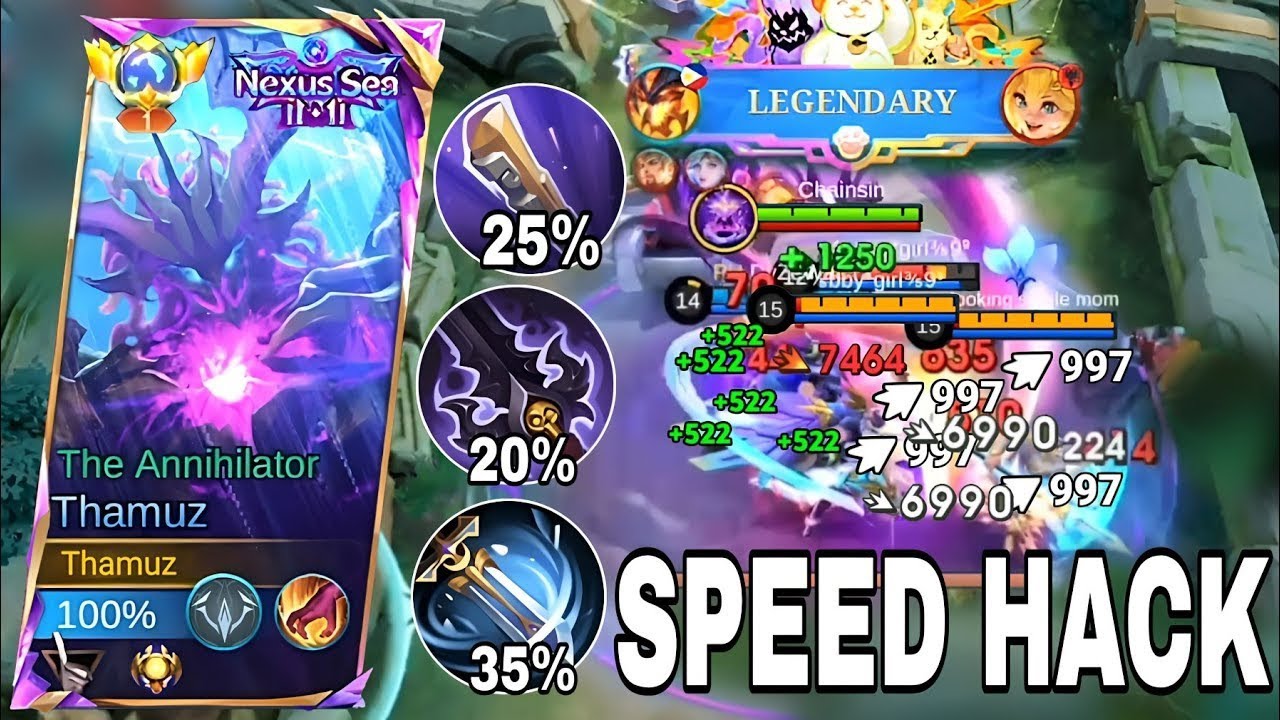 SOLO RANK MAIN THAMUZ ITEM TANK DI HIGH TIER‼️GAMEPLAY TOP GLOBAL THAMUZ - MLBB