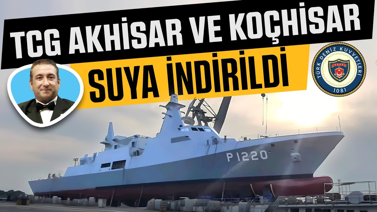 Hisar Sınıfı TCG Akhisar ve Ko&ccedil;hisar A&ccedil;ık Deniz Karakol Gemileri Suya İndirildi