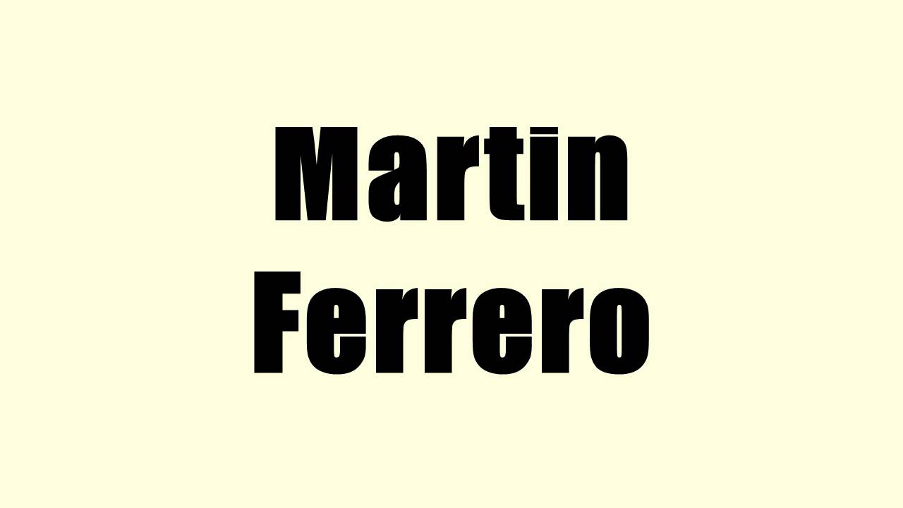 Martin Ferrero