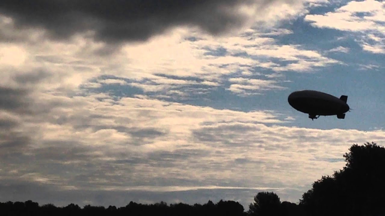 Goodyear Blimp - Taking Off