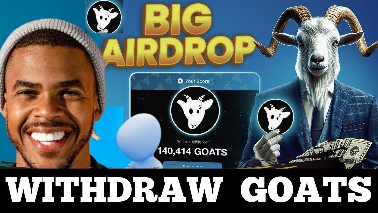 GOATS Airdrop Listing and Withdrawal ~ How to withdraw GOATS Airdrop