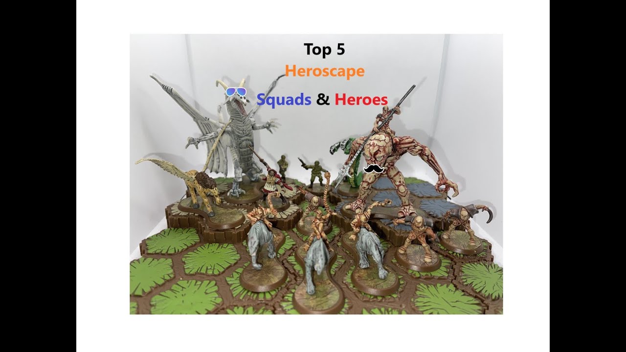 Top 5 Heroscape Squads and Heroes! Heroscape Unboxing on Friday Night Ep9 *Giveaway entry has ended*