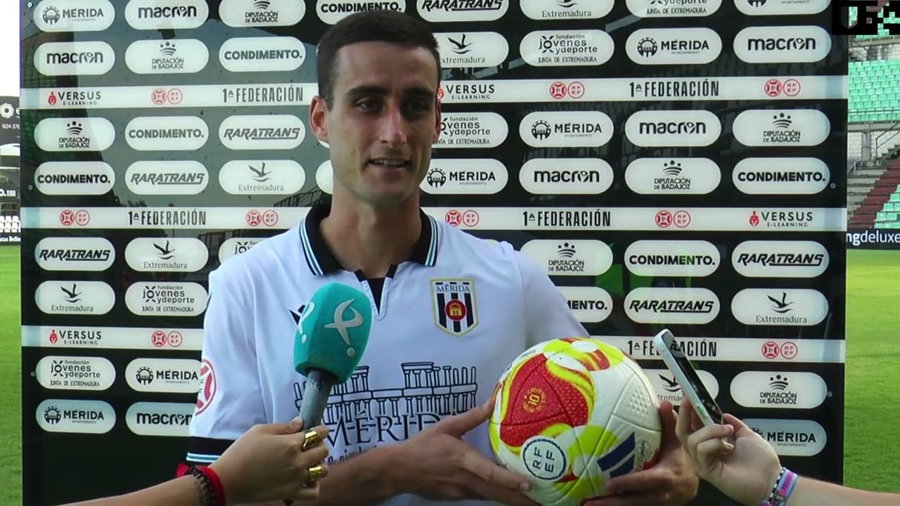 Declaraciones de Álvaro García tras su hat-trick en el Mérida 3-1 Arenteiro | Temporada 25/26 |