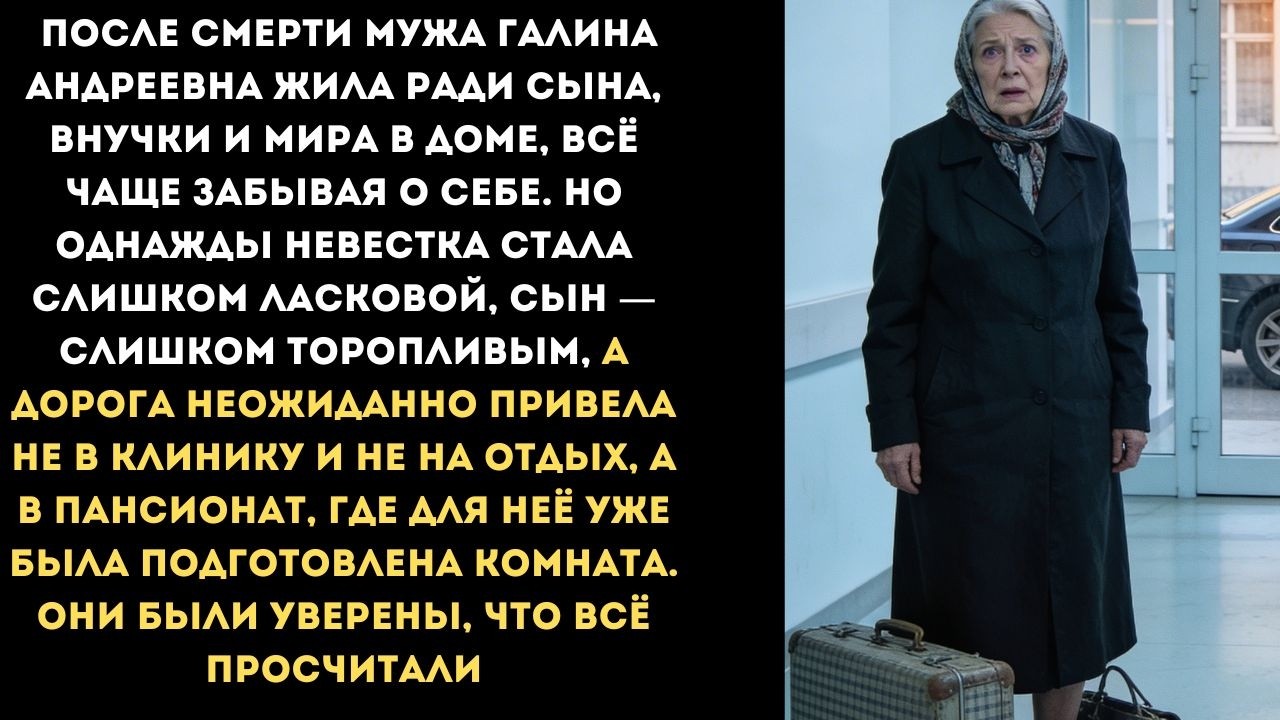Мать увезли  в пансионат под видом заботы