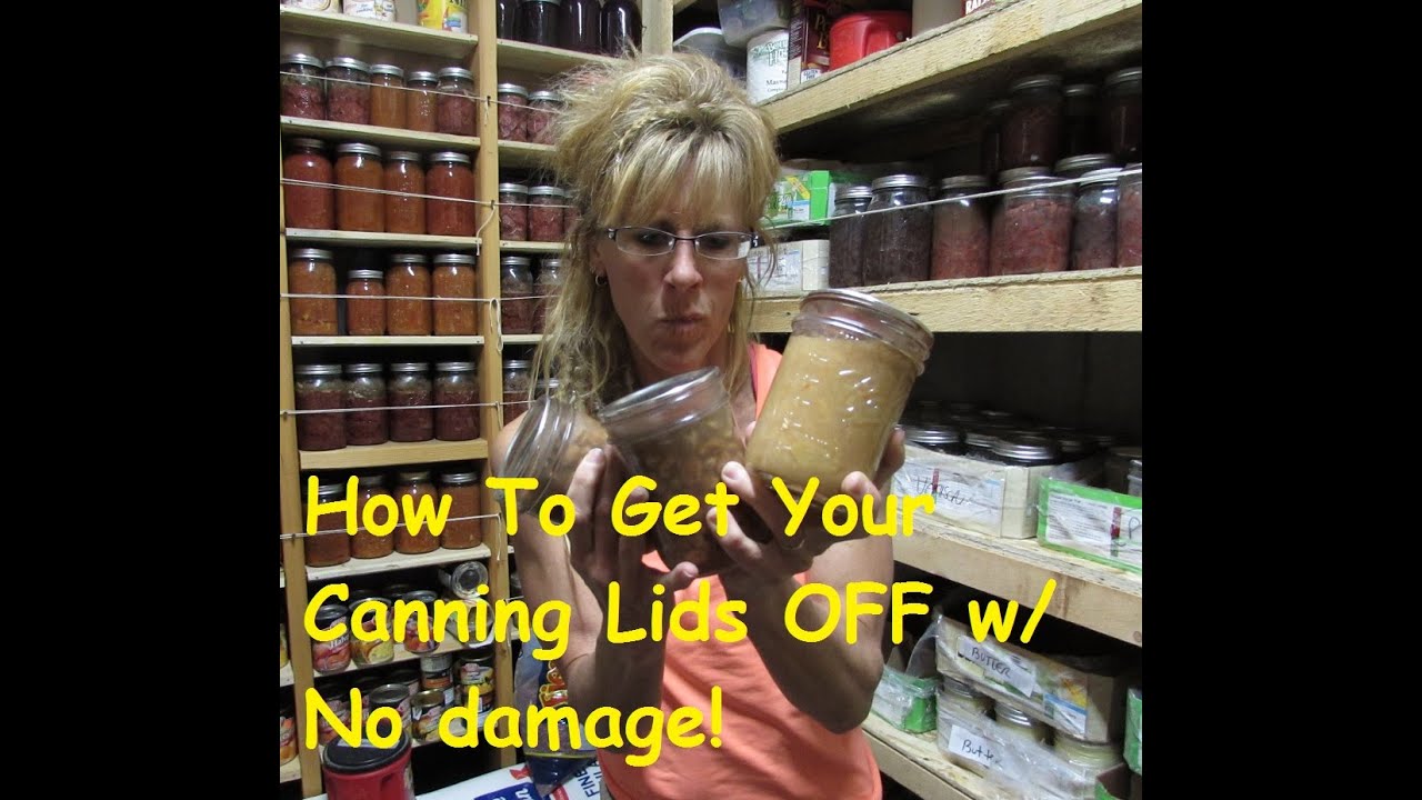 Long Term Food Storage: Canning Lid REMOVAL!!!!
