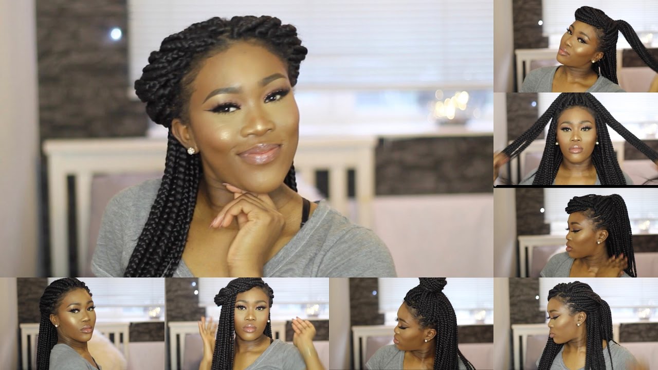 Super Quick, Easy, Simple Box Braid Styles!