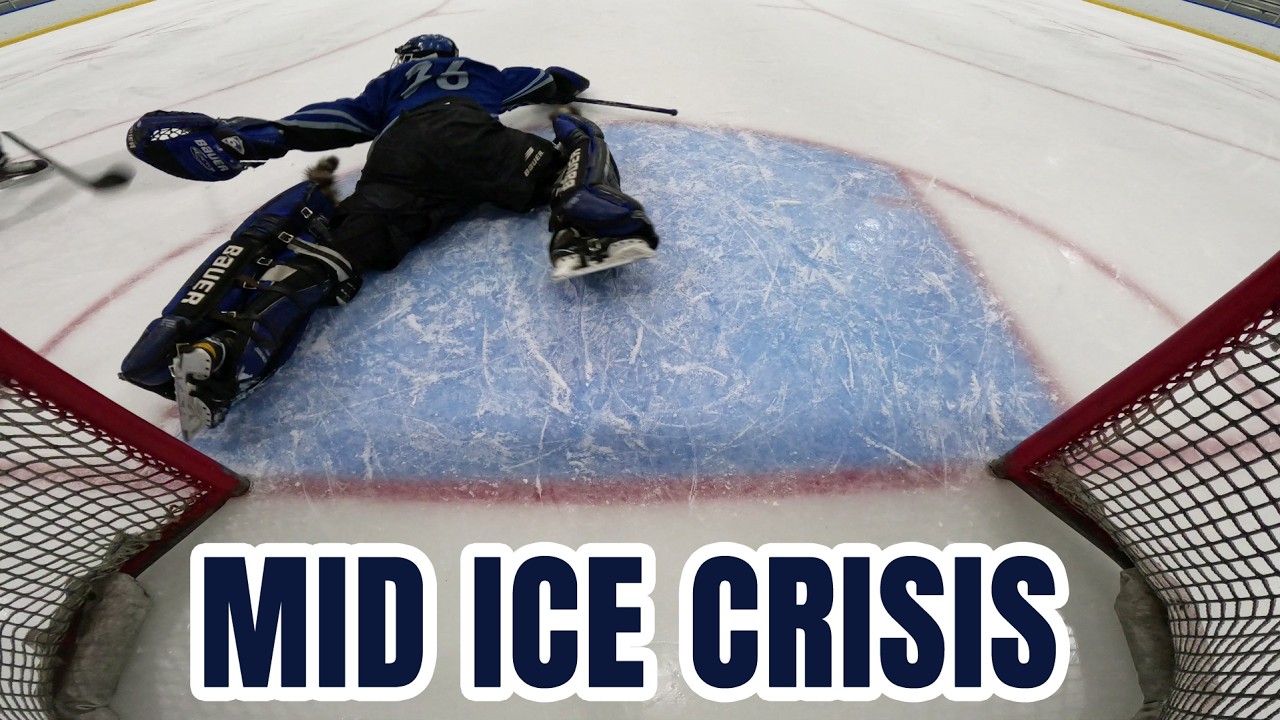 Old-School Goalie Takes His Team to a Shootout 🔥