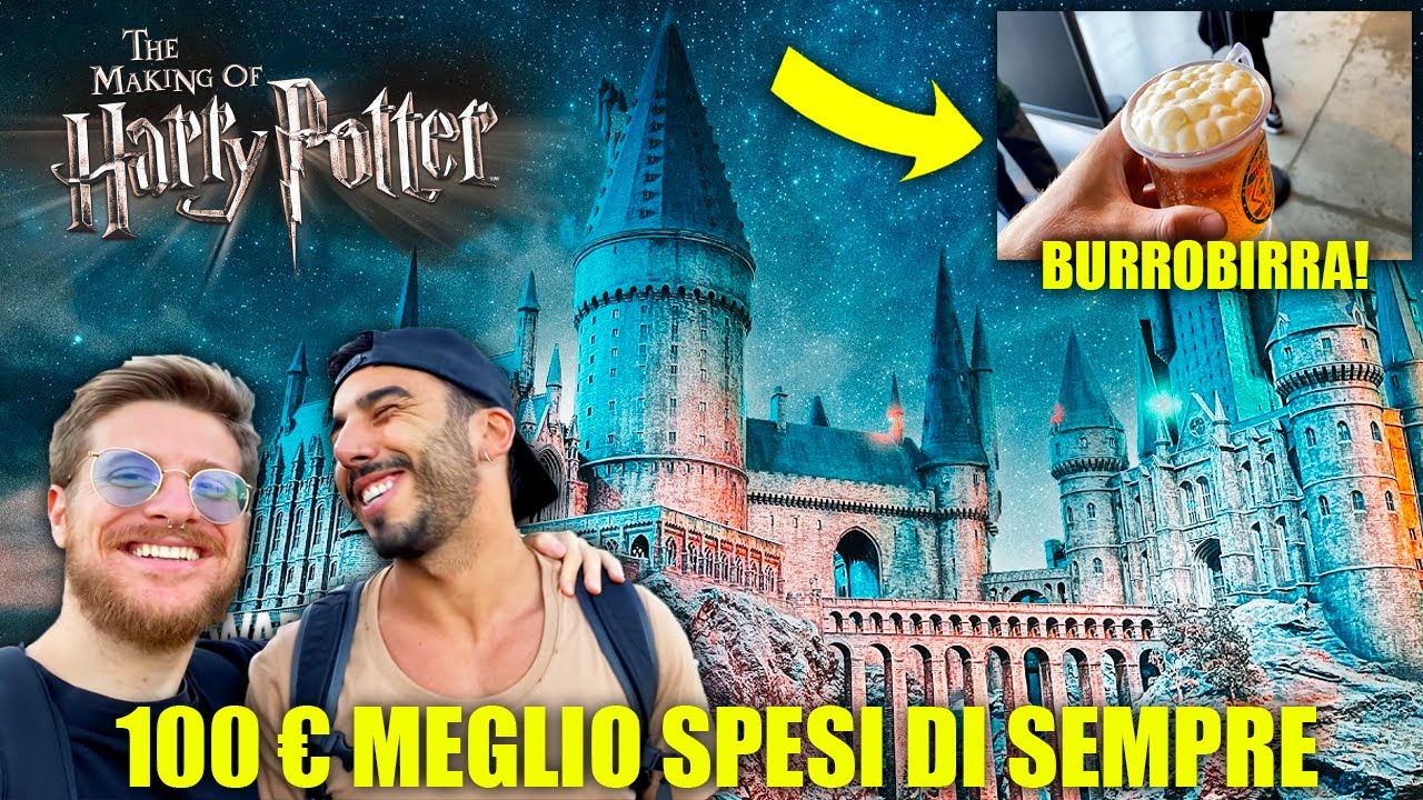 TOUR COMPLETO HARRY POTTER STUDIOS di LONDRA - CI UBRIACHIAMO CON LA BURROBIRRA! (100&euro; SPESI BENE)