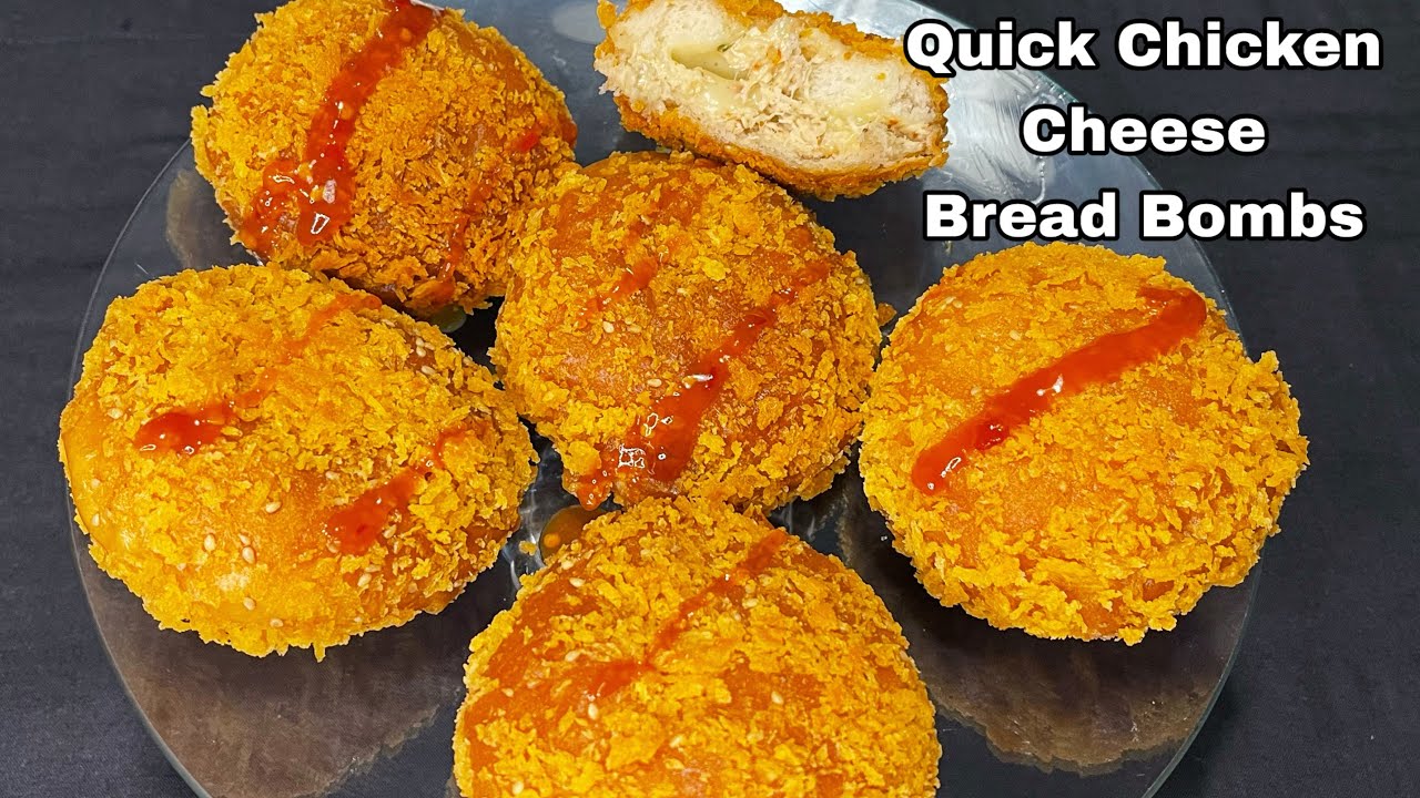 Crispy Chicken Cheese Bread Bombs | Perfect Iftar Snack