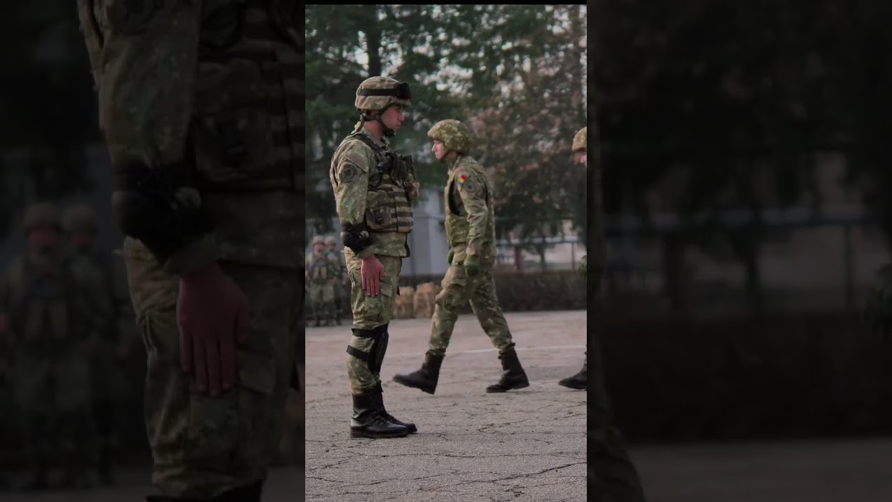 Momentul &icirc;nm&acirc;nării armei pentru un militar!