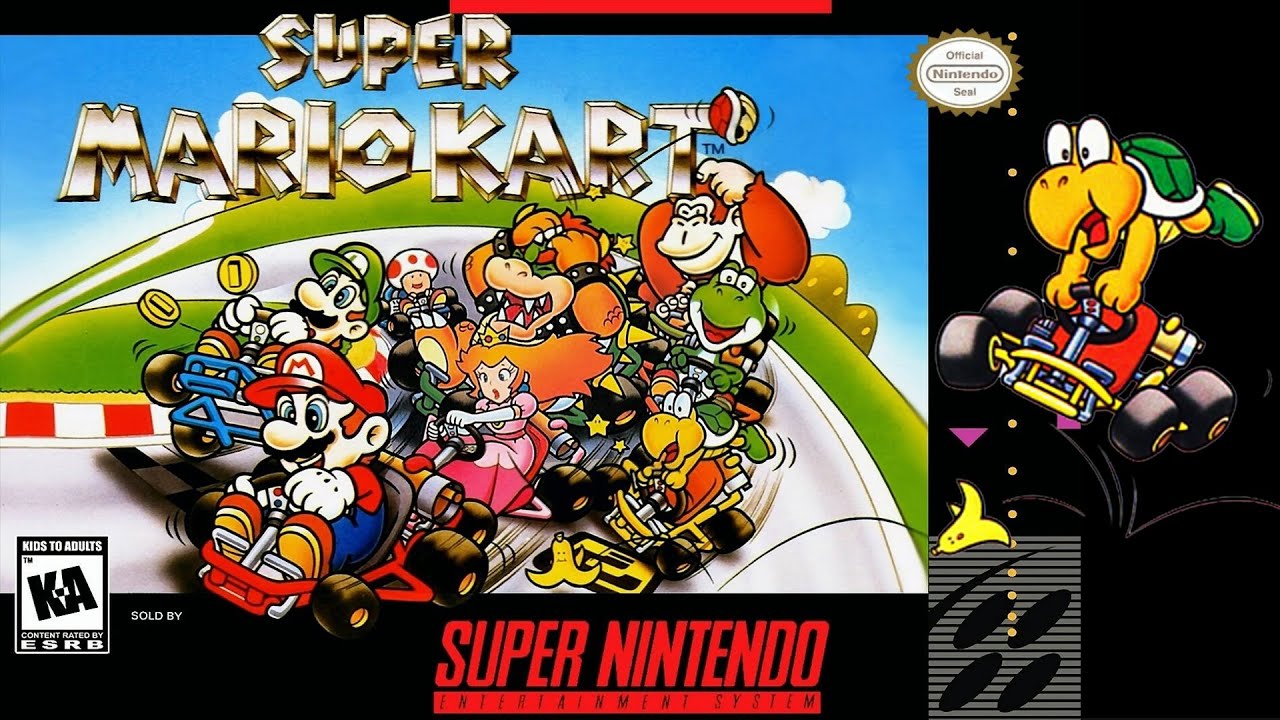 Super Mario Kart (SNES) - Koopa Troopa 50cc - [Longplay]
