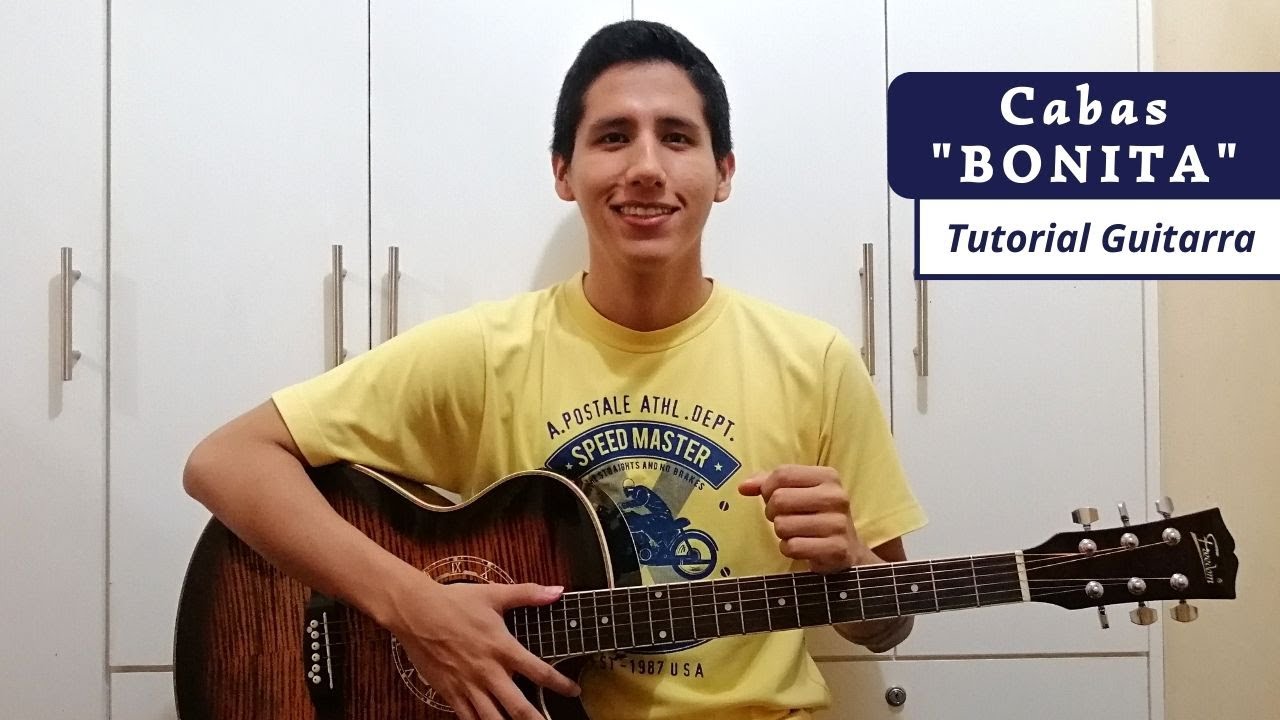 Cómo Tocar en Guitarra BONITA de CABAS | Tutorial Guitarra