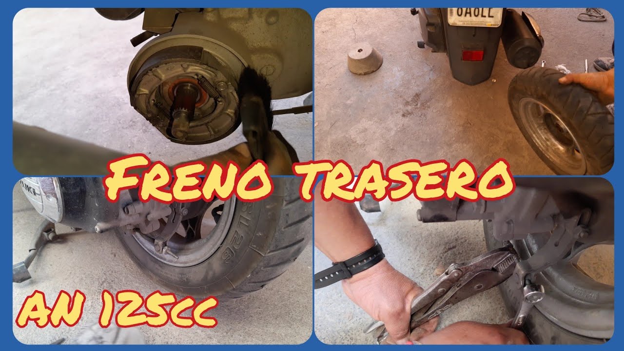 REVISIÓN DE FRENOS TRASEROS AN125