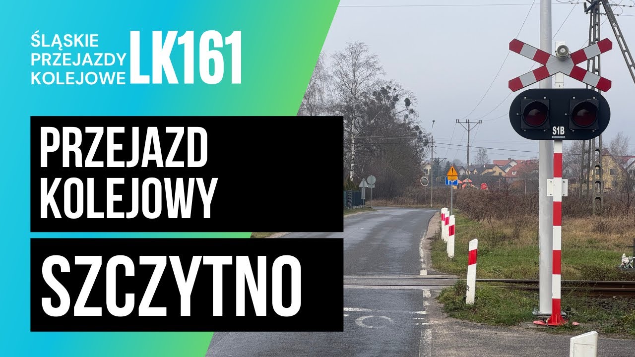 Przejazd Kolejowy Szczytno przy ulicy Leśnej