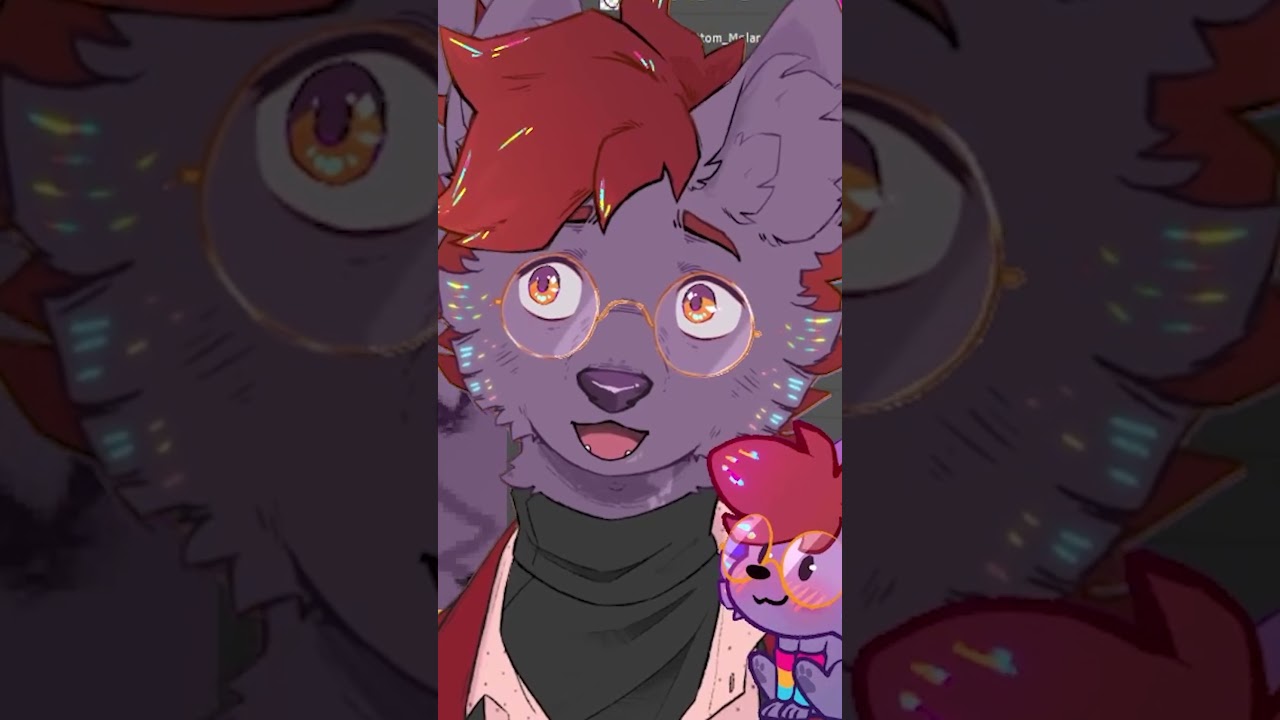 Loupy tries to speak English 🤓 #vtuber #furry #twitch