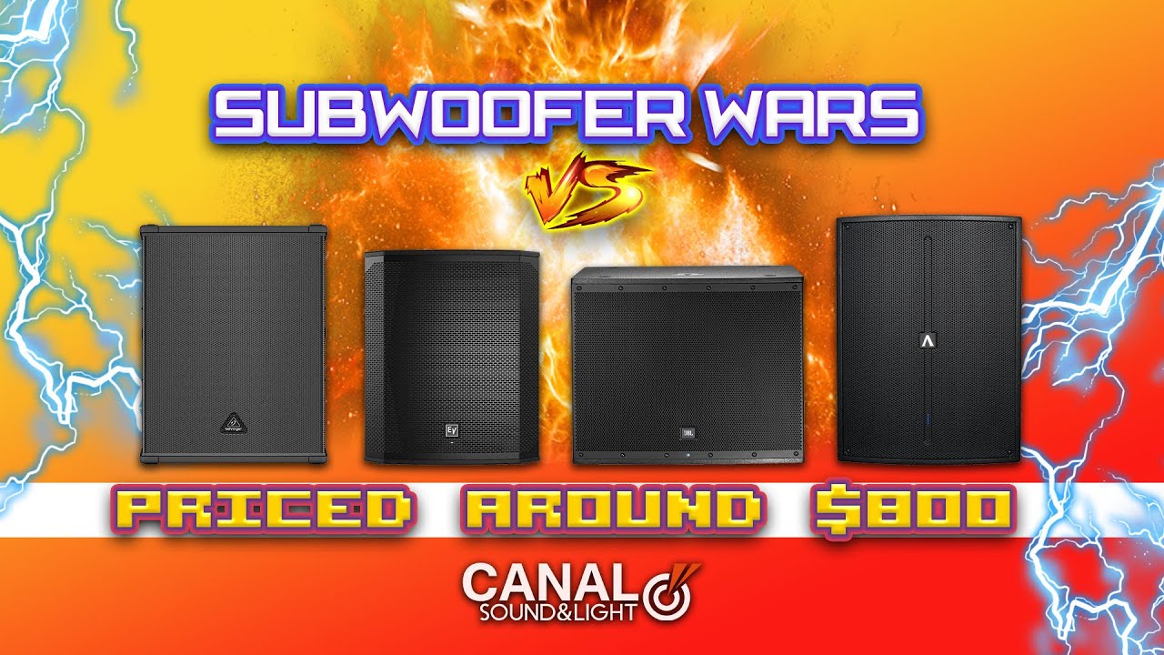 SUBWOOFER WARS - JBL, EV, Avante, Behringer priced at around $800