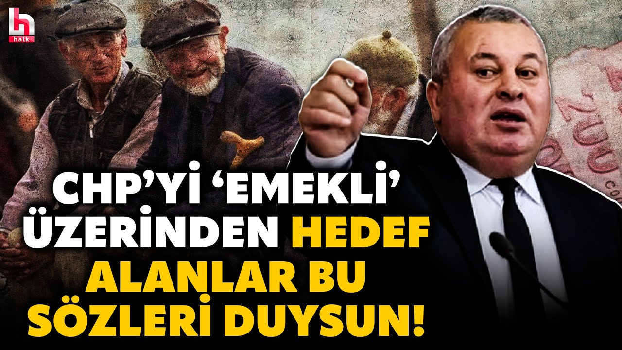 CHP'Yİ 'EMEKLİLER' ÜZERİNDEN HEDEF ALANLARI BİN PİŞMAN ETTİ! Cemal Enginyurt öyle şeyler söyledi ki!