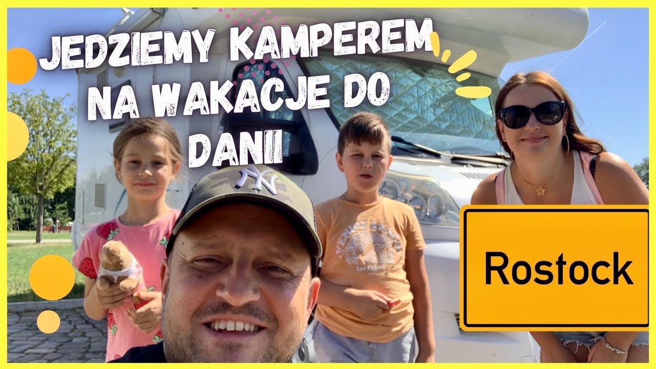 KAMPEREM DO DANII*CEL LEGOLAND*DARMOWY NOCLEG W ROSTOCKU*@KamperWeek