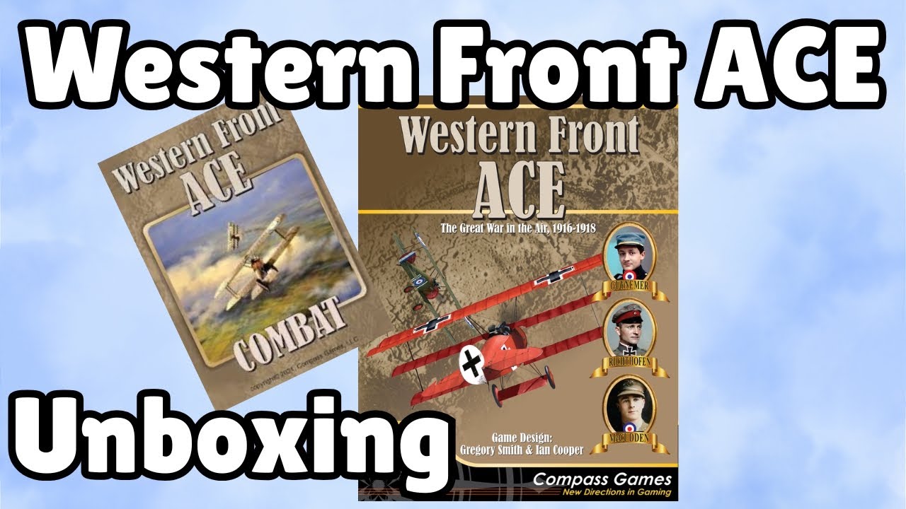 Western Front Ace Unboxing A Solitaire Game From Compass Games