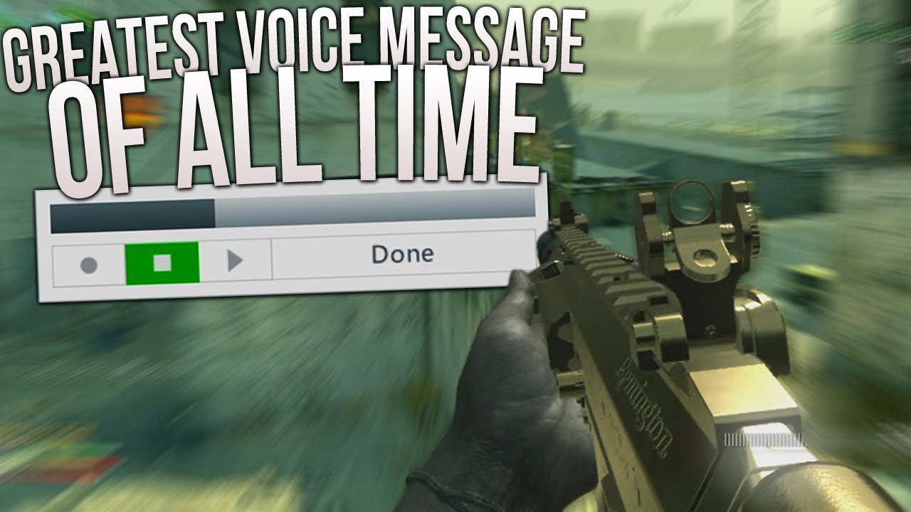 The GREATEST Voice Message OF ALL TIME! - Modern Warfare 3 LIVE!