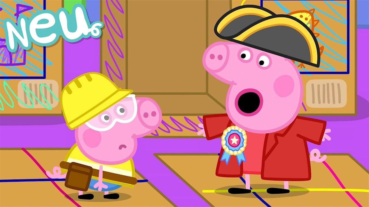 Peppa-Wutz-Geschichten 👗 Der Verkleidungs-Tag 📦 Videos für Kinder