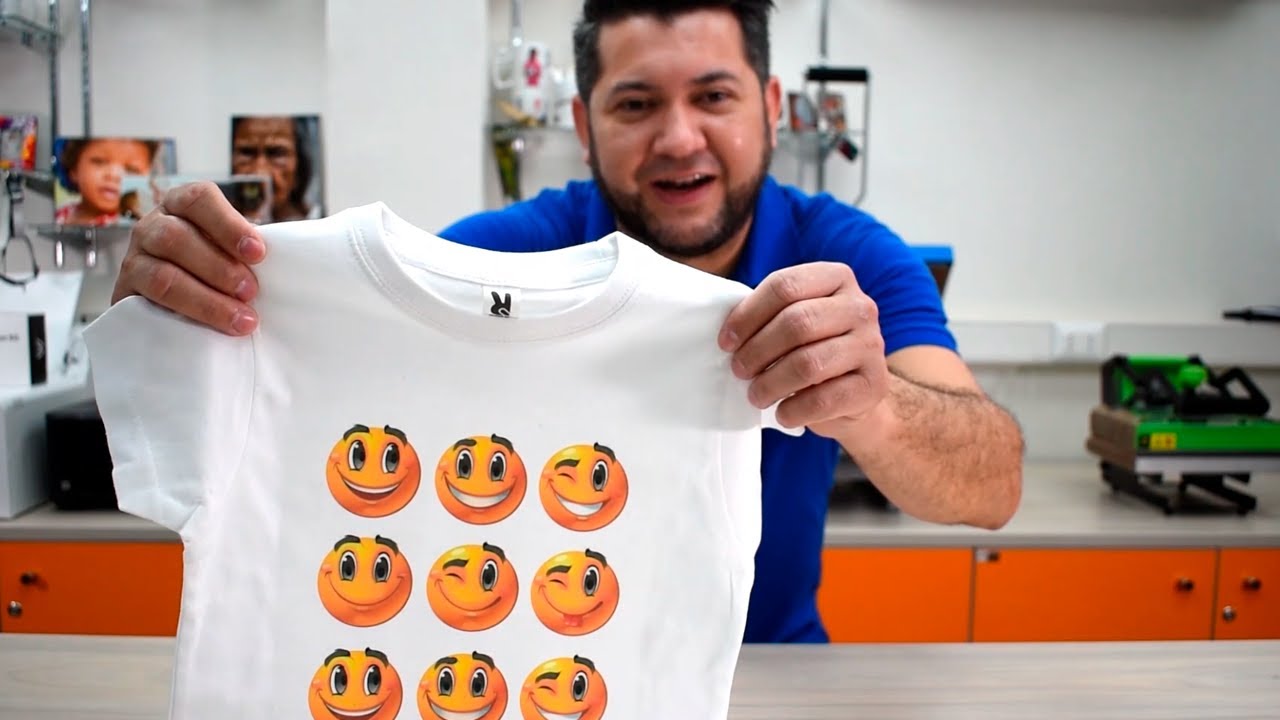 Estampado en telas claras de algodón con Papel transfer