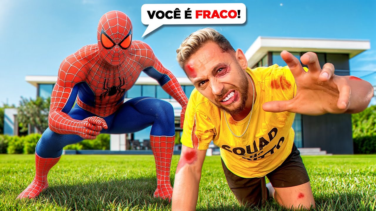 SPIDERBRITTO APANHOU MUITO DO HOMEM ARANHA DO MAL
