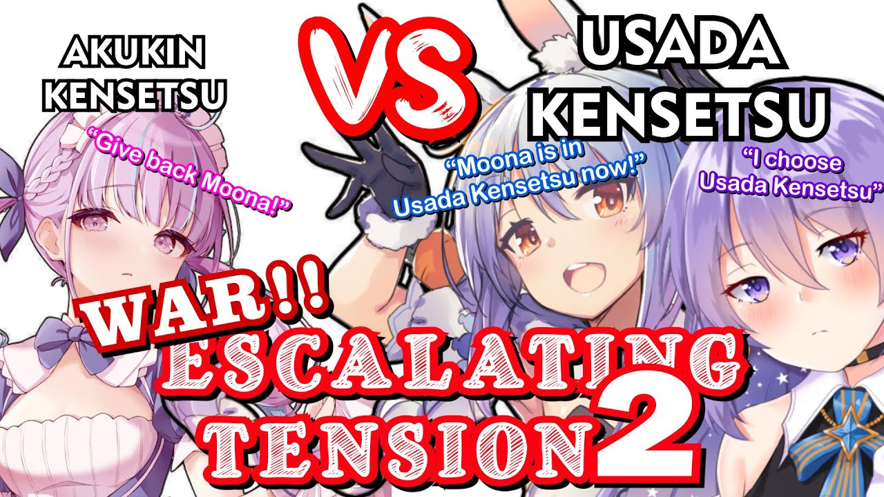 Escalating Tension Between Akukin Kensetsu & Usada Kensetsu 2【Hololive | Minato Aqua x Usada Pekora】