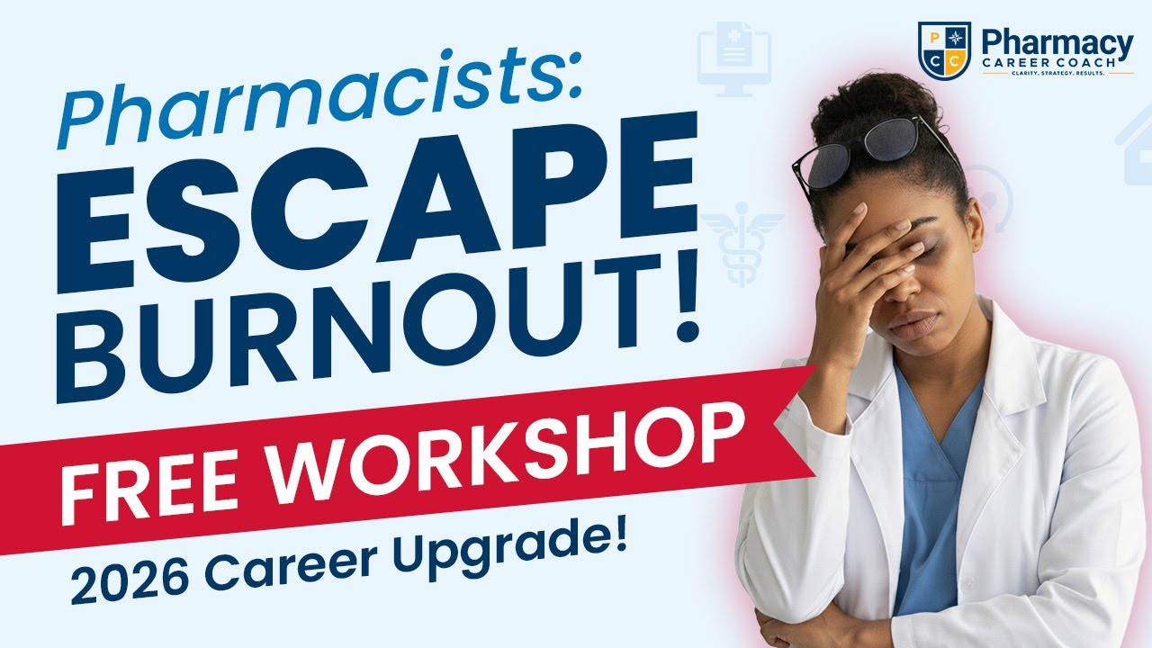 Pharmacy Burnout: The 3-Step Escape Plan to a Better Role in 2026 [FULL TRAINING]