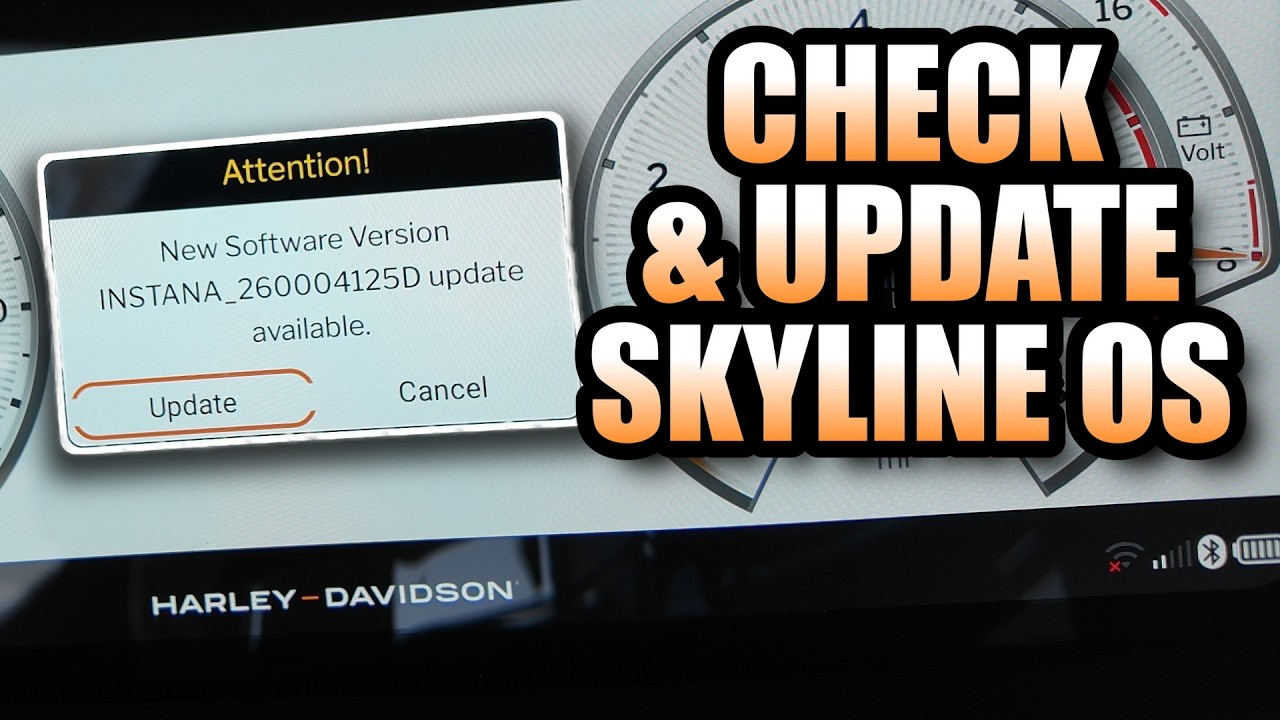 How to Check & Update Skyline OS on 2024+ Harley Touring Motorcycles