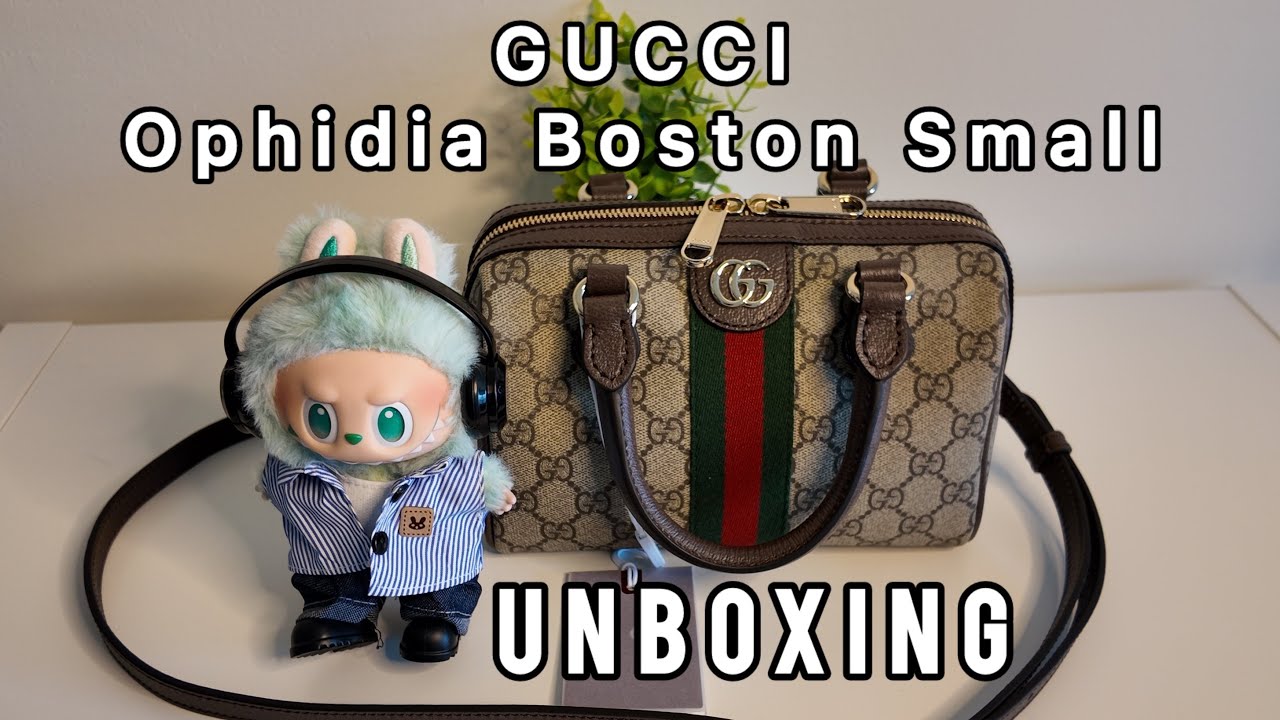 Unboxing Gucci Ophidia Boston Small Bag 