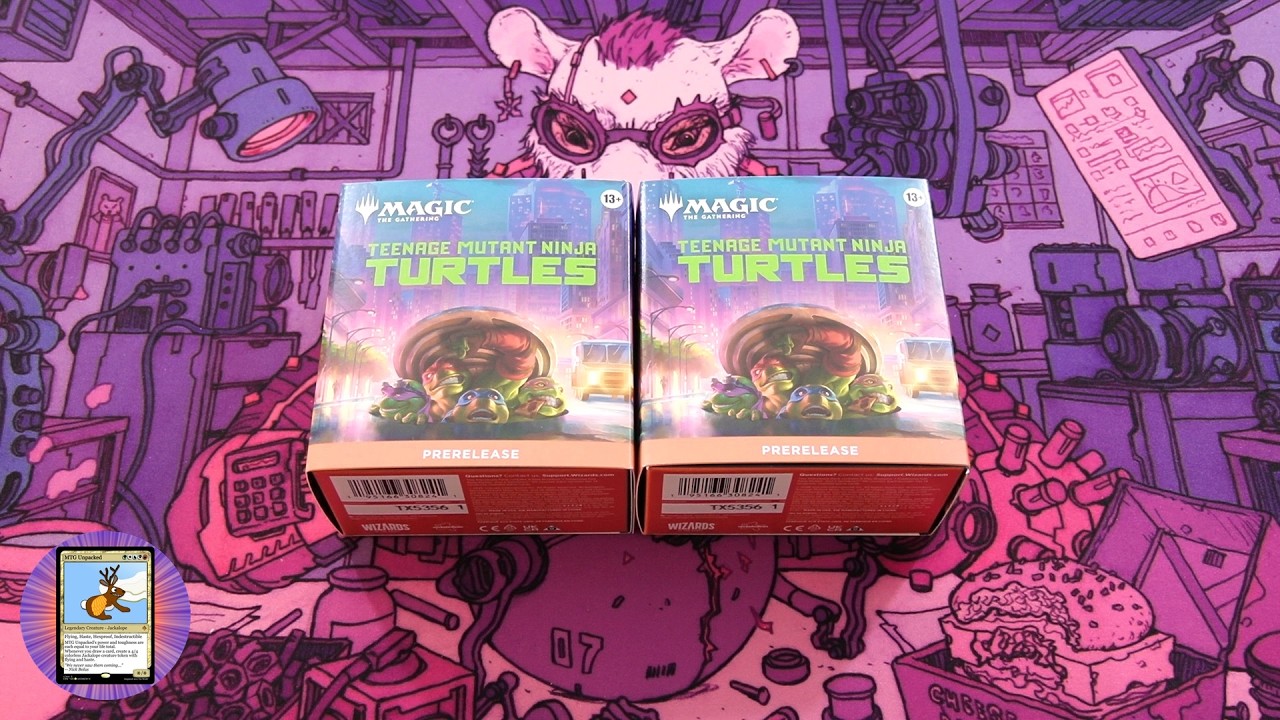 MTG Teenage Mutant Ninja Turtles Prerelease Packs Unboxed