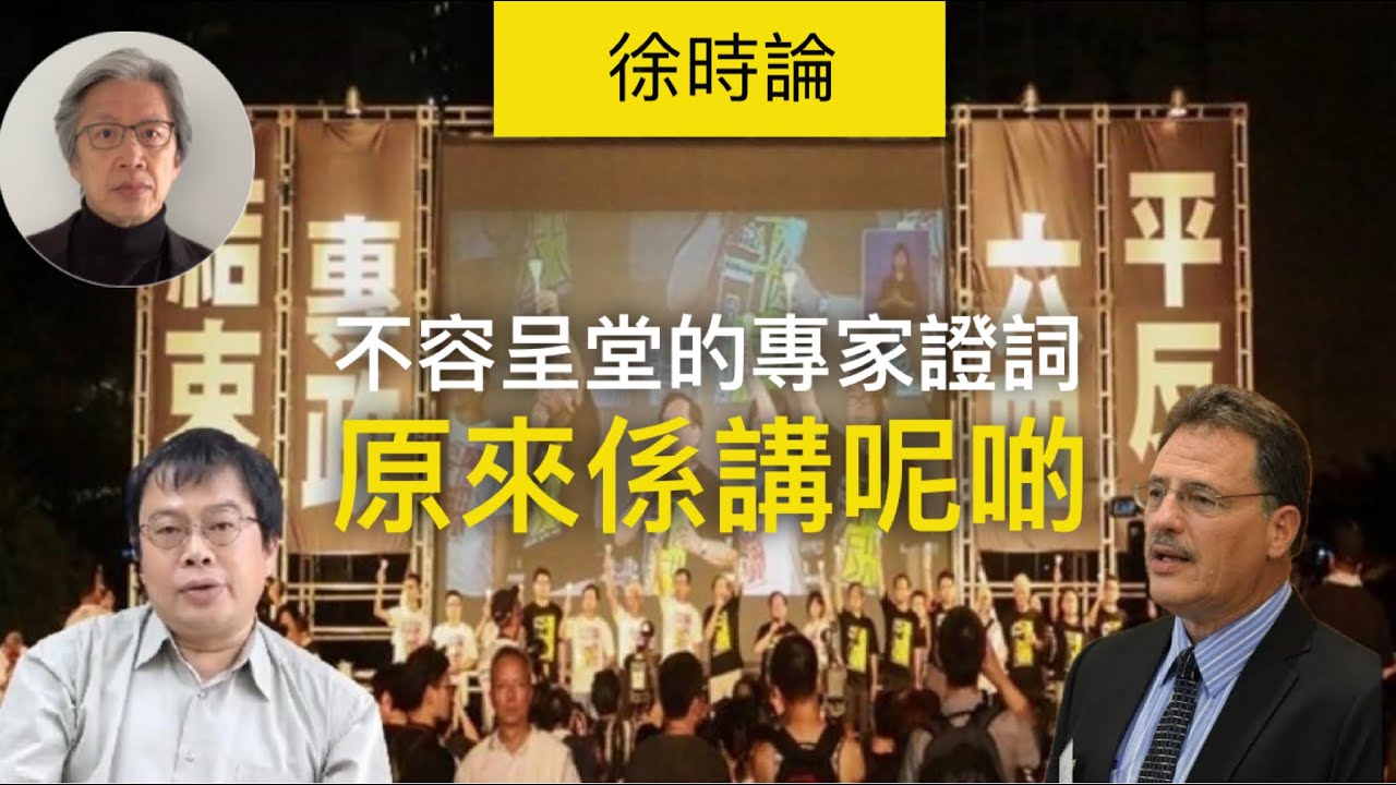 支聯會案：兩份不容於法庭的專家證詞，我在這裡講給你聽｜徐時論 1568