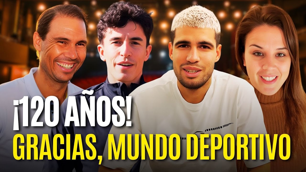 👑 ¡EL OLIMPO REUNIDO! Messi, Nadal y Alcaraz felicitan a Mundo Deportivo por sus 120 años 🎊