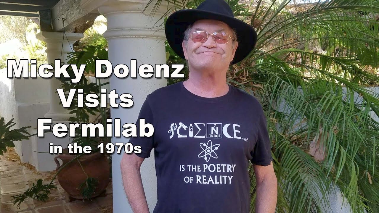 Micky Dolenz visits Fermilab in the 1970s