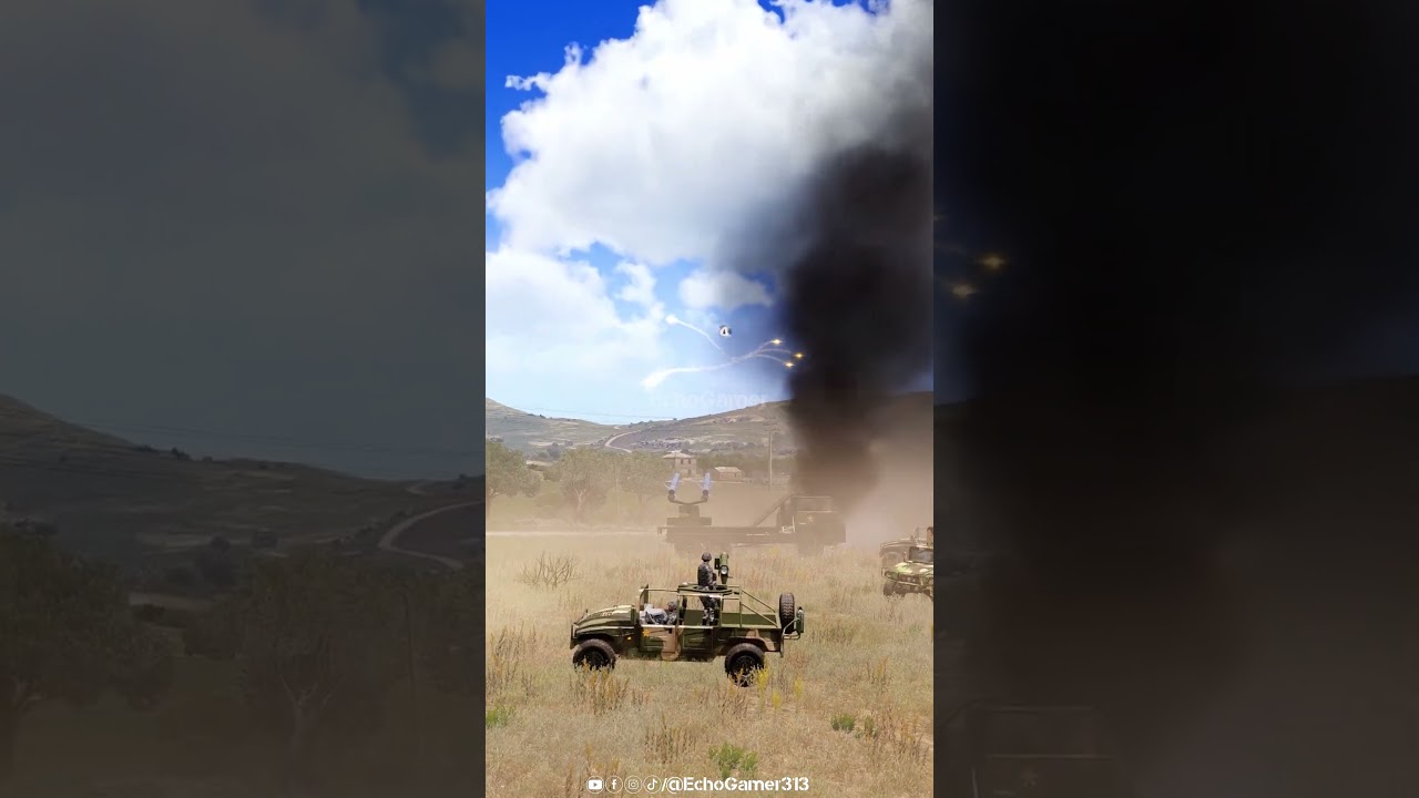 Helicopter Push Meets Strong Defense! #echogamer #armagameplay #videogames #militarysimulation #shot