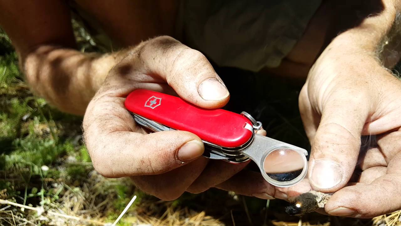 Swiss army knife fire