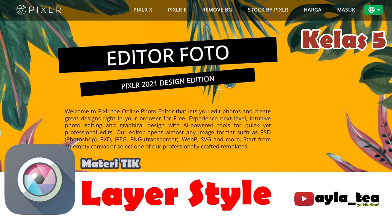 Layer Style Pixlr E