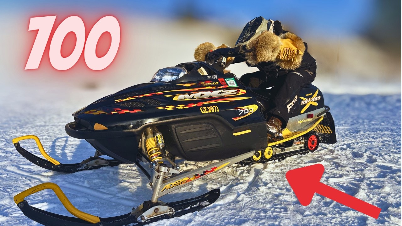 Snowmobile Drag Race Challenge!